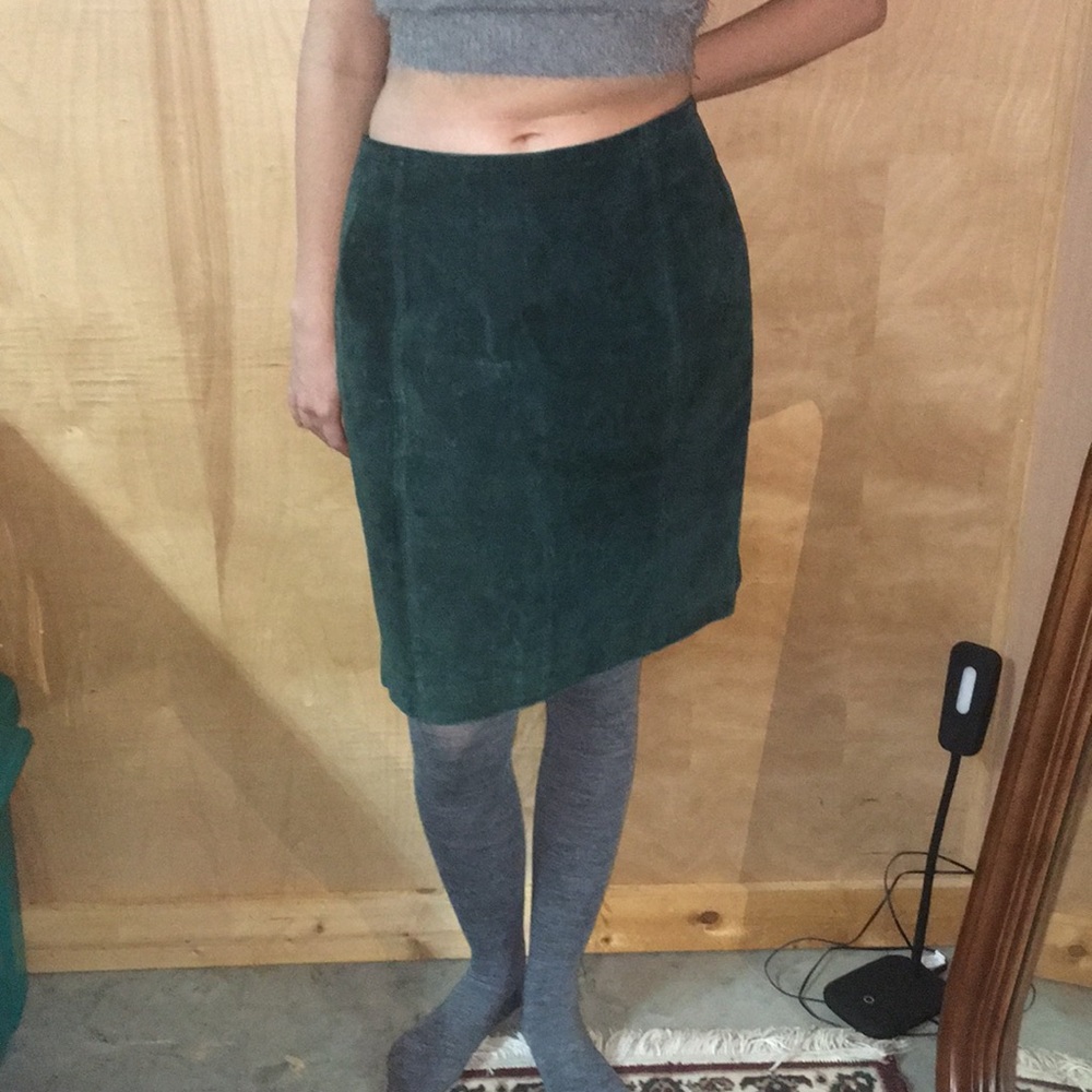 Vintage Leather Skirt